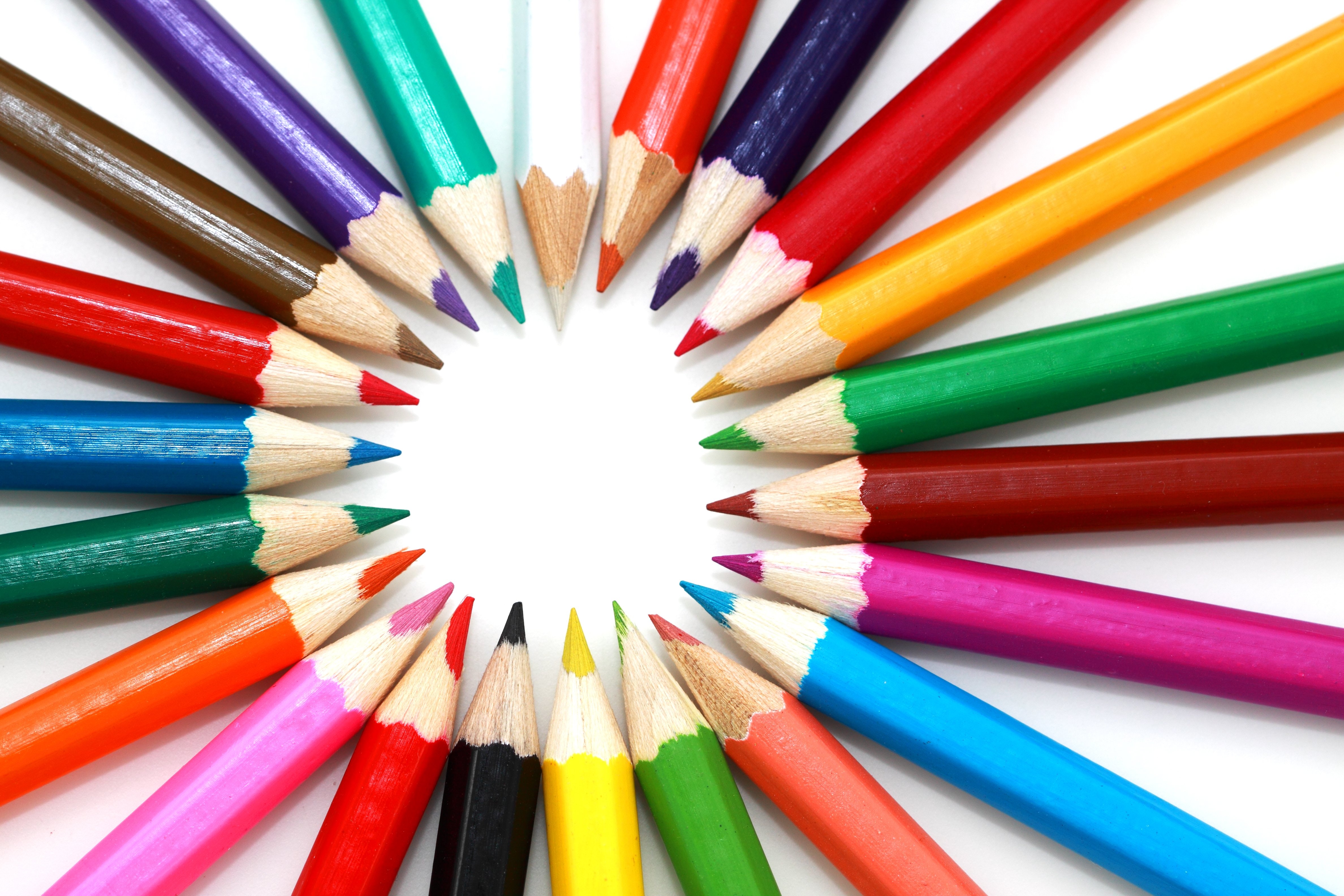 Färgglada pennor för alla